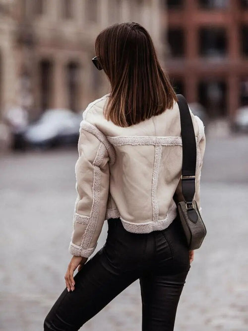 Stylish thin fabric jacket for women